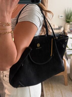 House of Harlow suede purse